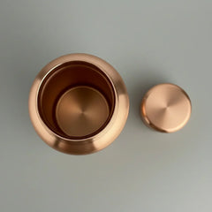 Ripple Copper Bottle (Hammered) (900 ml)