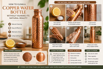 How to Clean a Copper Water Bottle Without Ruining Its Natural Beauty