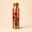 Pure Copper Water Bottle - Colorbloom Hand-Painted | Ayurvedic (1L)