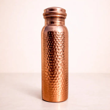 Copper Water Bottle – Handcrafted | Ayurvedic Health Benefits | 950ml