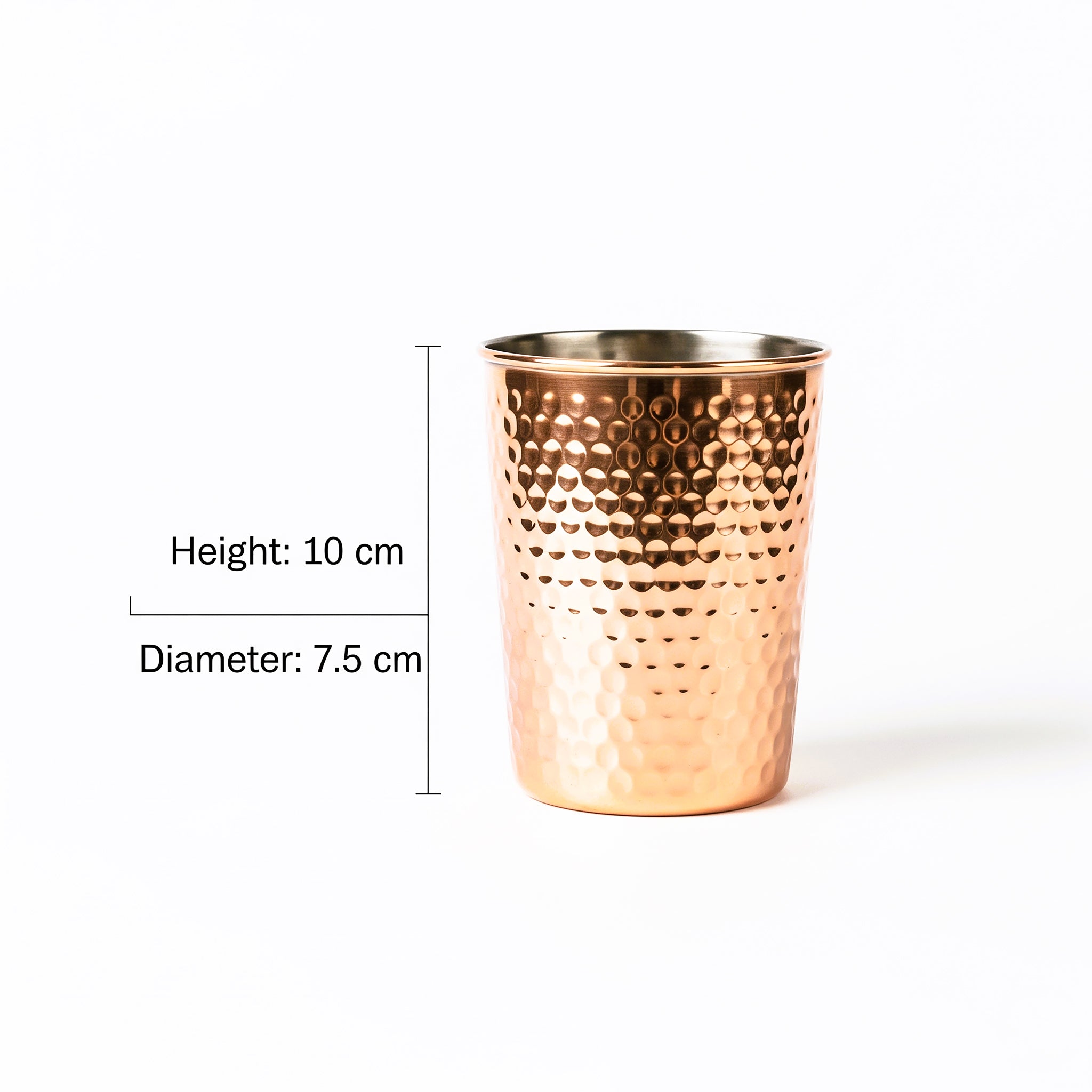 Pure Copper Water Bottle & Tumbler Set - Ayurvedic Wellness Combo