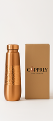Ripple Copper Bottle (Hammered) (900 ml)